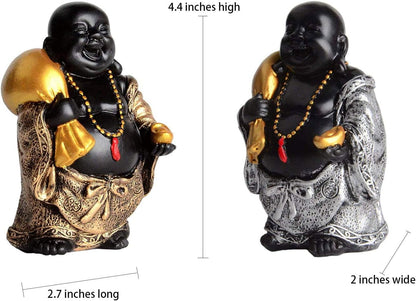 Buddha Statue Buddha Decor Laughing Buddha Statue for Home Decor Buddhist Decor Gold Buddha Statues for Home Decor