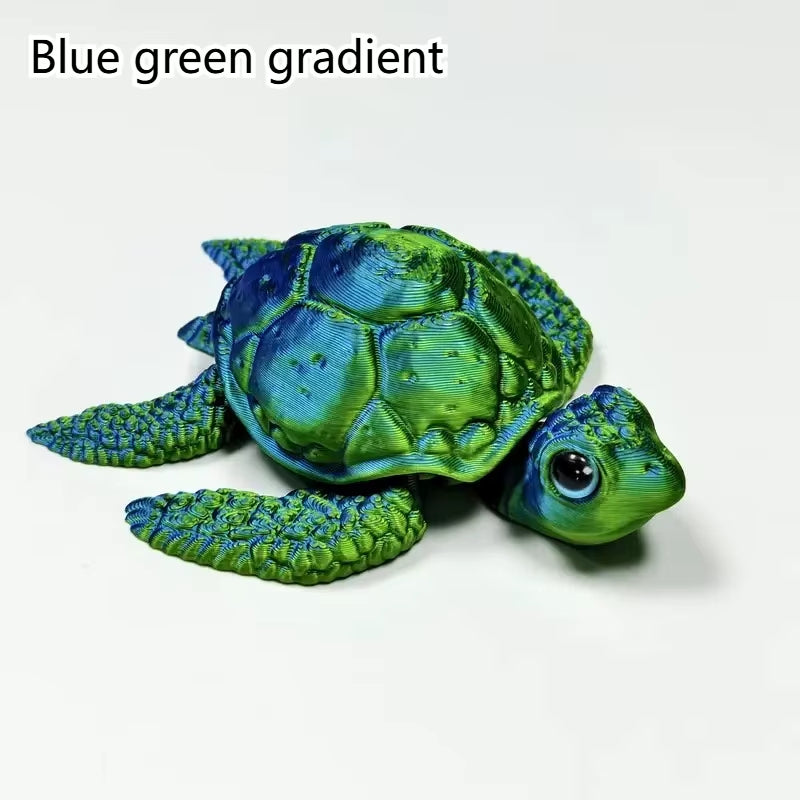 3D Printed Turtle Ornament, Home Decor Ornament Collection Hobby Halloween and Christmas Decoration, Home Decor