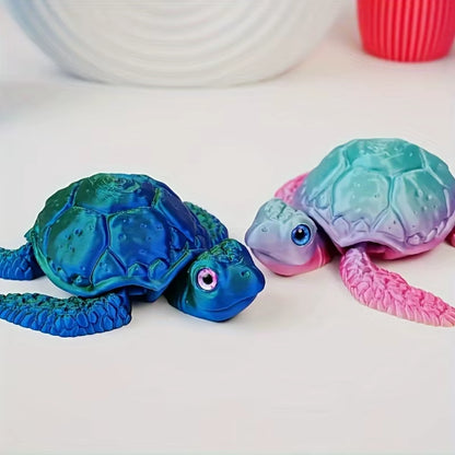 3D Printed Turtle Ornament, Home Decor Ornament Collection Hobby Halloween and Christmas Decoration, Home Decor