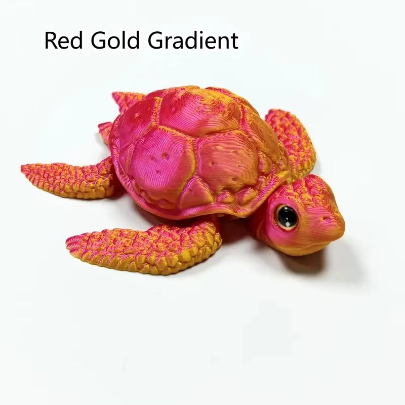 3D Printed Turtle Ornament, Home Decor Ornament Collection Hobby Halloween and Christmas Decoration, Home Decor