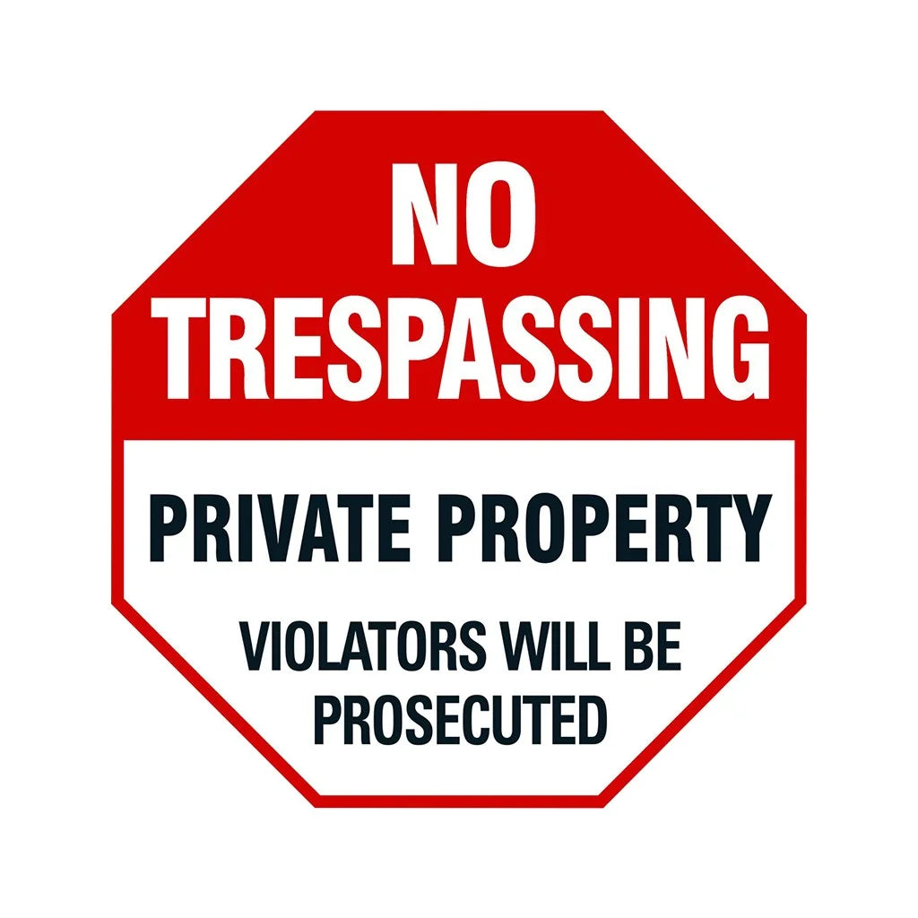 Home Decor , NO TRESPASSING Flag Metal Sign Poster Yard Signs Plaque Bar Club Cafe Garage