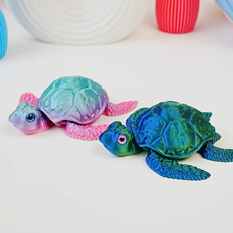 3D Printed Turtle Ornament, Home Decor Ornament Collection Hobby Halloween and Christmas Decoration, Home Decor